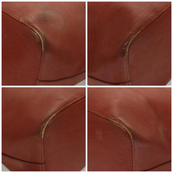 LOUIS VUITTON Epi Petit Noe Shoulder Bag Brown M44103 LV Auth 129526 - Picture 14 of 16